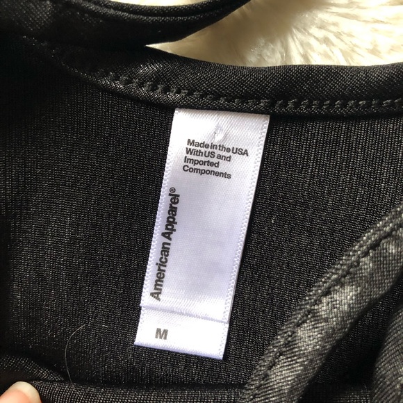 American Apparel Disco One Piece Black - Picture 3 of 4